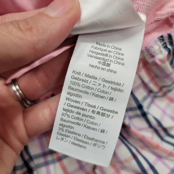 Crewcuts J crew Layered Sweater Pink Girls XL - Picture 4 of 7